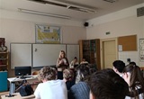 Debata s europoslankyní na naší škole